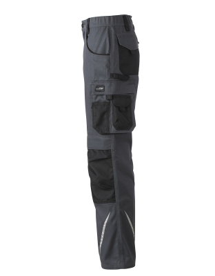 Bundhose Grau